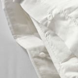 DVALA Comforter cover and pillowcase, white, 150x200/50x80 cm