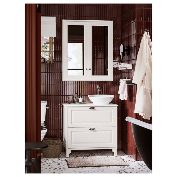 ENERYDA Cup cabinet pull, chrome plated, 89 mm