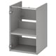 Option: ENHET Base cb f sink w shelf, gray, 40x40x60 cm