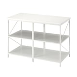 ENHET Kitchen island, white, 123x63.5x85.5 cm