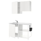 ENHET Kitchen, white, 123x63.5x216.5 cm