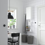 ENHET Storage combination, white, 40x17x150 cm