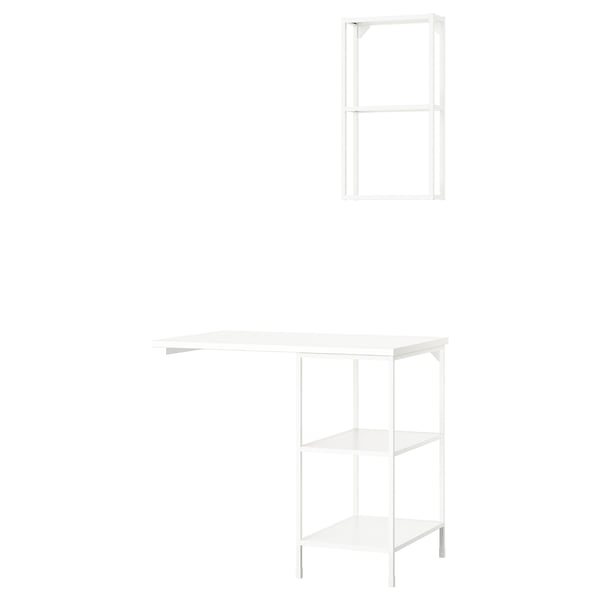 ENHET Storage combination, white, 101.5x63.5x222 cm