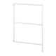 Option: ENHET Supporting side panel/leg, white, 60x1.8x87.5 cm