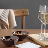 FÄRGKLAR Bowl, glossy brown, 12 cm