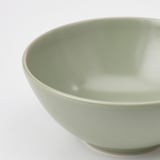 FÄRGKLAR Bowl, matte green, 12 cm