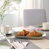 FÄRGKLAR Serving plate, matte green, 32x18 cm
