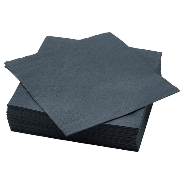 FANTASTISK Paper napkin, dark gray, 40x40 cm