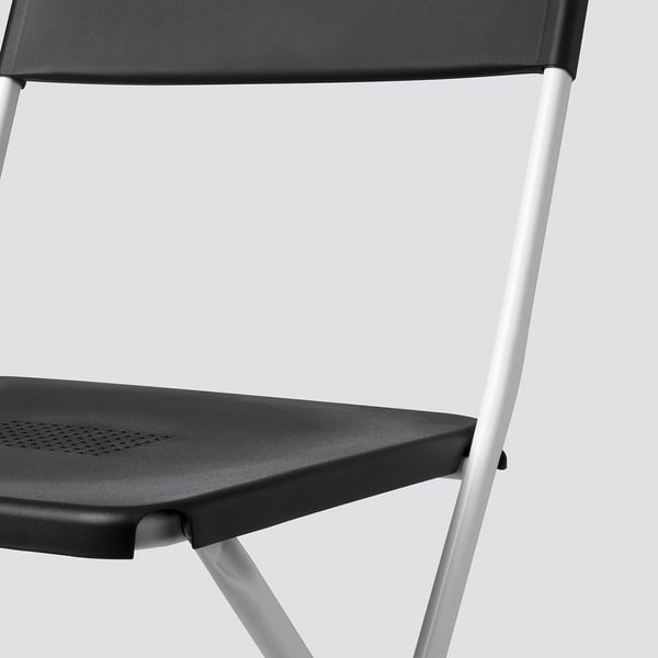 FEJAN Chair, outdoor, foldable gray