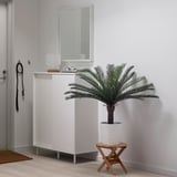 FEJKA Artificial potted plant, indoor/outdoor sago palm, 19 cm