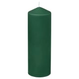FENOMEN Unscented pillar candle, green, 23 cm