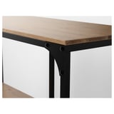 FJÄLLBO Shelf unit, black, 100x95 cm