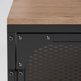 FJÄLLBO TV unit, black, 198x45x54 cm