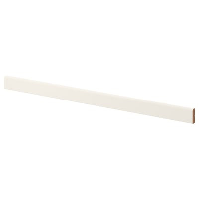 FÖRBÄTTRA Rounded deco strip, off-white, 221 cm