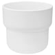 Option: FÖRENLIG Plant pot, indoor/outdoor white, 9 cm
