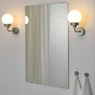 FRIHULT Wall lamp, stainless steel color