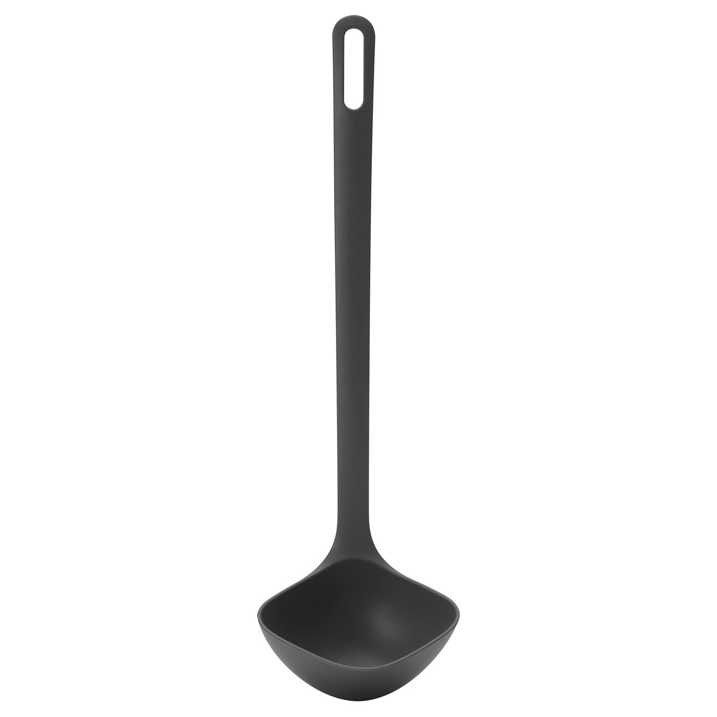 FULLÄNDAD soup ladle, gray, 31 cm (12") IKEA