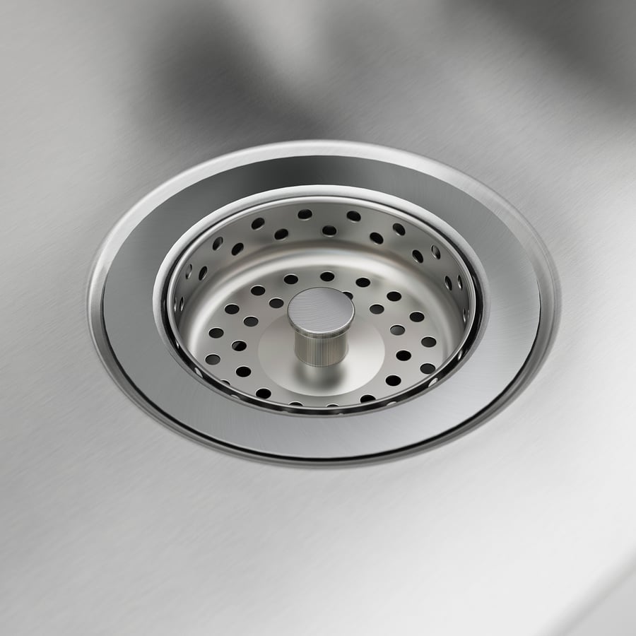FYNDIG sink, stainless steel, 46x40 cm (181/8x153/4") - IKEA