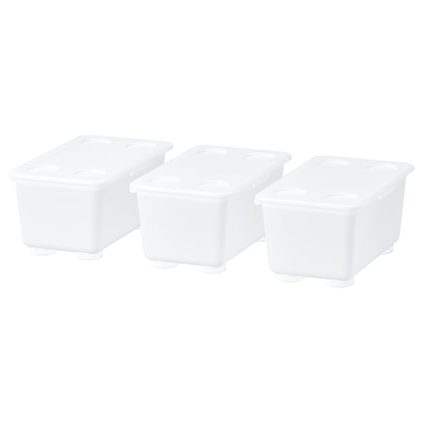 GLIS Box with lid, clear, 17x10 cm