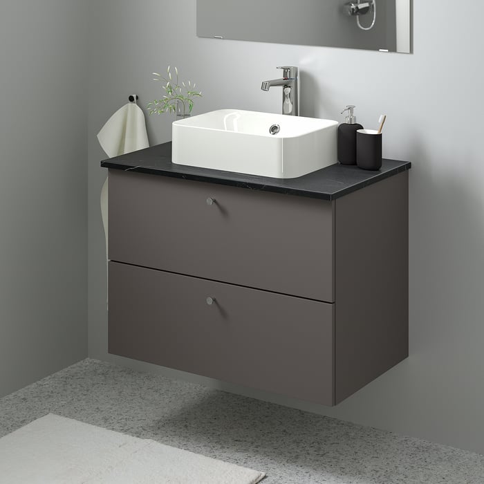 / HÖRVIK Sink w countertop sink, Gillburen