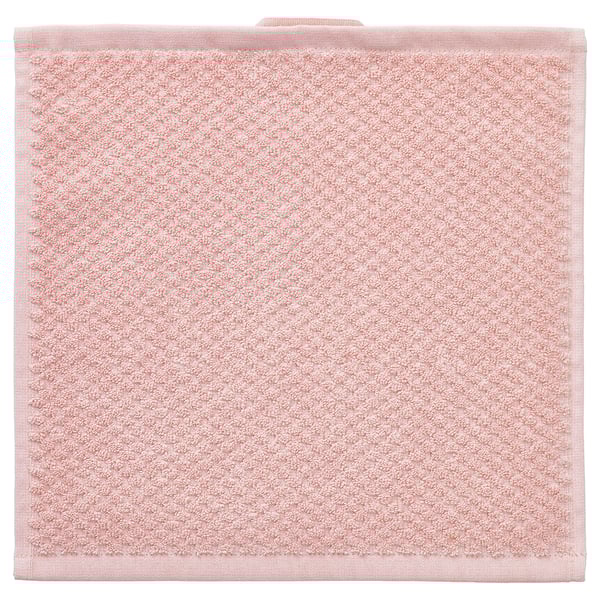 GULVIAL Washcloth, pale pink, 30x30 cm