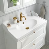 HAMNSKÄR Bath faucet, brass color