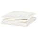 HAMPFLOCKEL Comforter cover and pillowcase, white, 150x200/50x80 cm