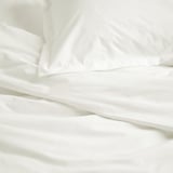 HAMPFLOCKEL Comforter cover and pillowcase, white, 150x200/50x80 cm