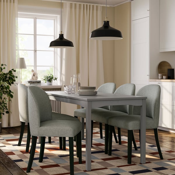 HAUGA / ROSENTORP Table and 6 chairs