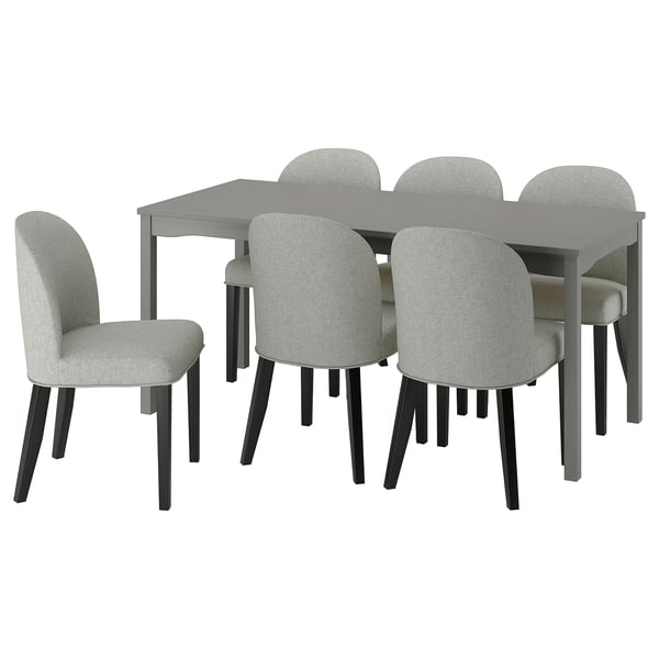 HAUGA / ROSENTORP Table and 6 chairs