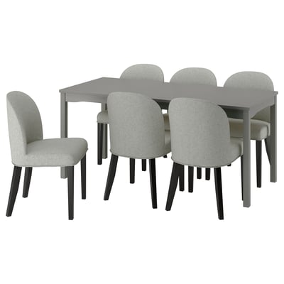 HAUGA / ROSENTORP Table and 6 chairs