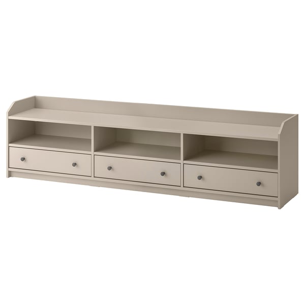 HAUGA TV unit, beige, 206x46x54 cm