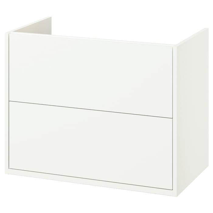 HAVBÄCK Bathroom vanity with drawers white IKEA