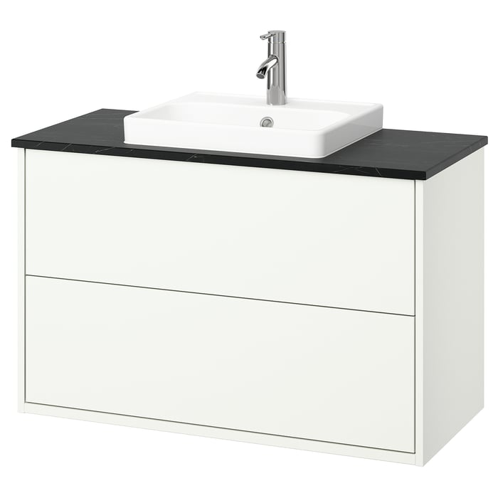HAVBÄCK / ORRSJÖN Bathroom vanity with sink & faucet IKEA