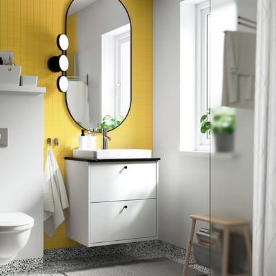 HAVBÄCK / ORRSJÖN Bathroom vanity with sink & faucet