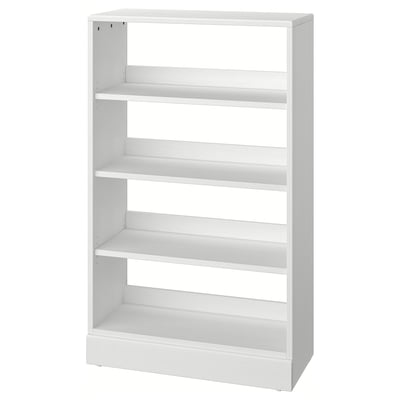 HAVSTA Shelving unit with base, white, 81x37x134 cm