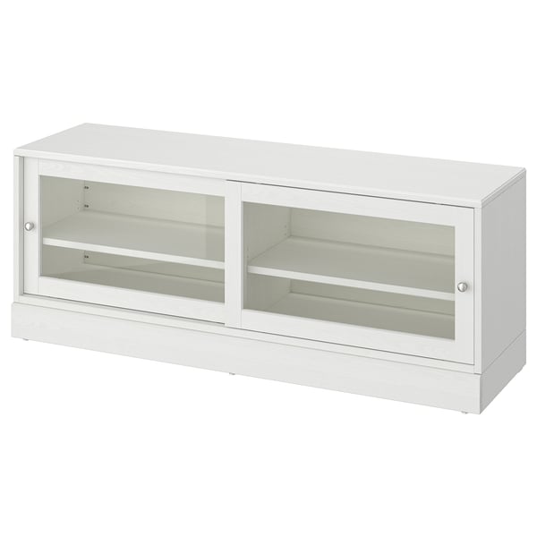 HAVSTA TV unit with base, white, 160x47x62 cm