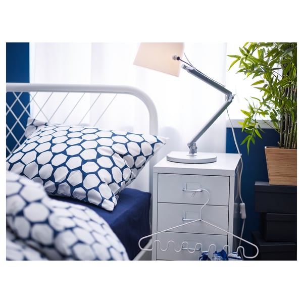 HELMER Drawer unit on casters, white, 28x69 cm