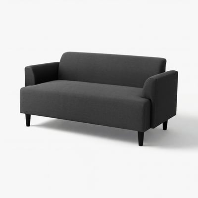 HEMLINGBY Loveseat, Knisa dark gray
