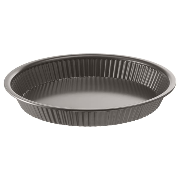 HEMMABAK pie plate, gray, 30 cm (12") IKEA