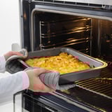 HEMMABAK Roasting pan, gray, 36x27 cm
