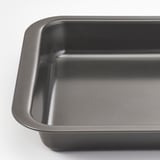 HEMMABAK Roasting pan, gray, 36x27 cm