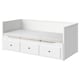 HEMNES Daybed with 3 drawers/2 mattresses
