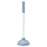 HÖTRAMP Plunger, white/light blue