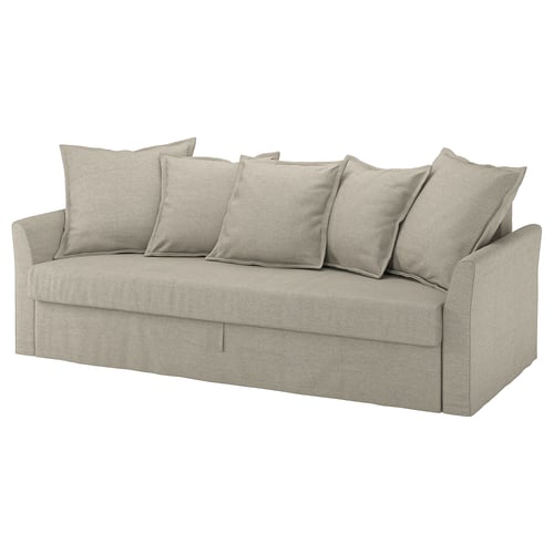 HOLMSUND cover for sleeper sofa, beige IKEA