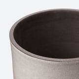 HONUNGSPALM Plant pot, indoor/outdoor/gray/beige, 12 cm