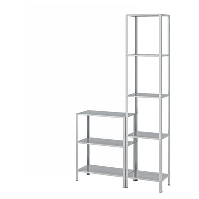 HYLLIS Shelf unit, indoor/outdoor, 100x27x74-183 cm