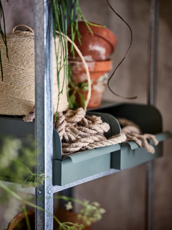 HYLLIS Shelf unit, indoor/outdoor, 40x27x183 cm