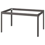 IDÅSEN Underframe for table top, dark gray, 139x69x72 cm