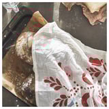 INAMARIA Dish towel, floral pattern, 45x55 cm